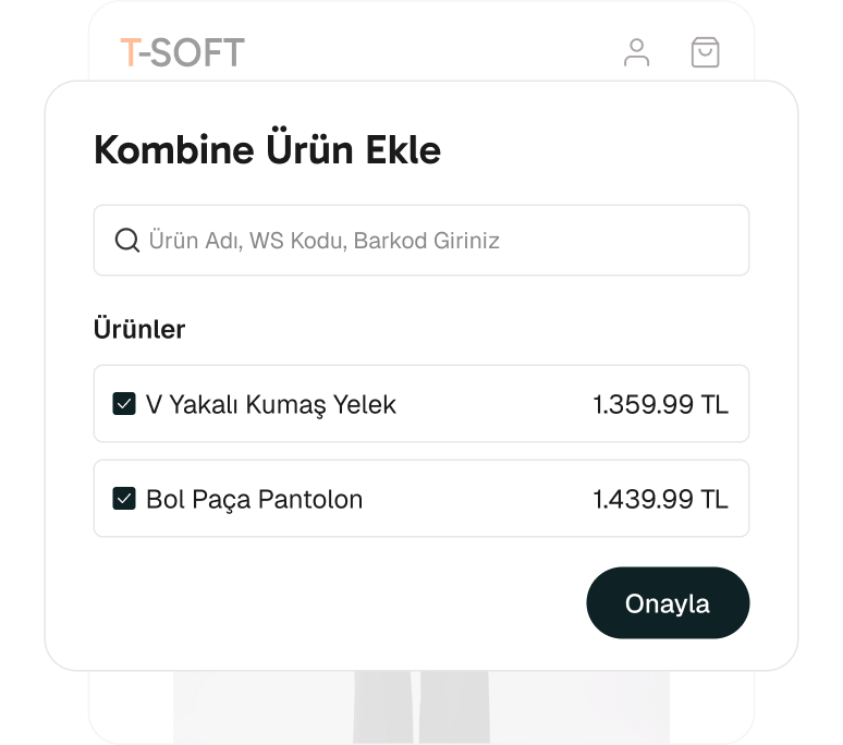 Kolay Kombin Ekleme