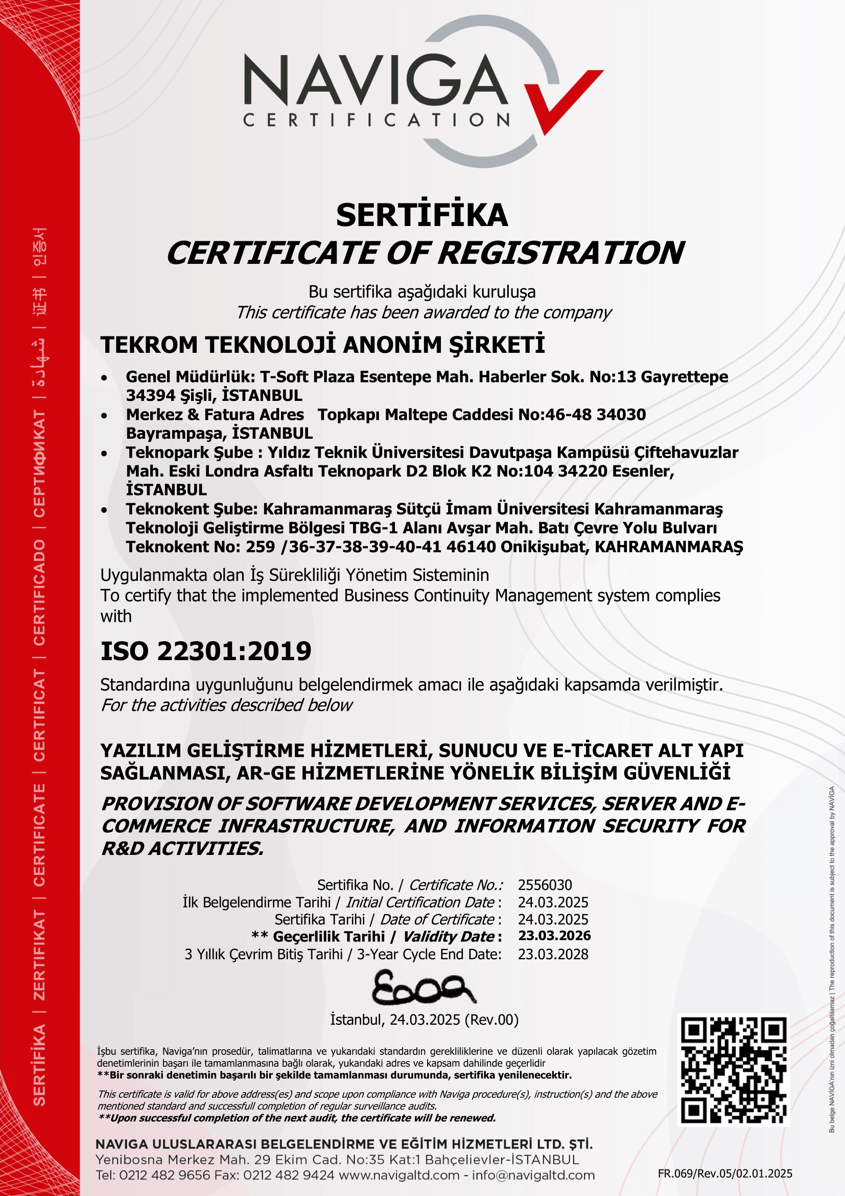 ISO 22301:2019