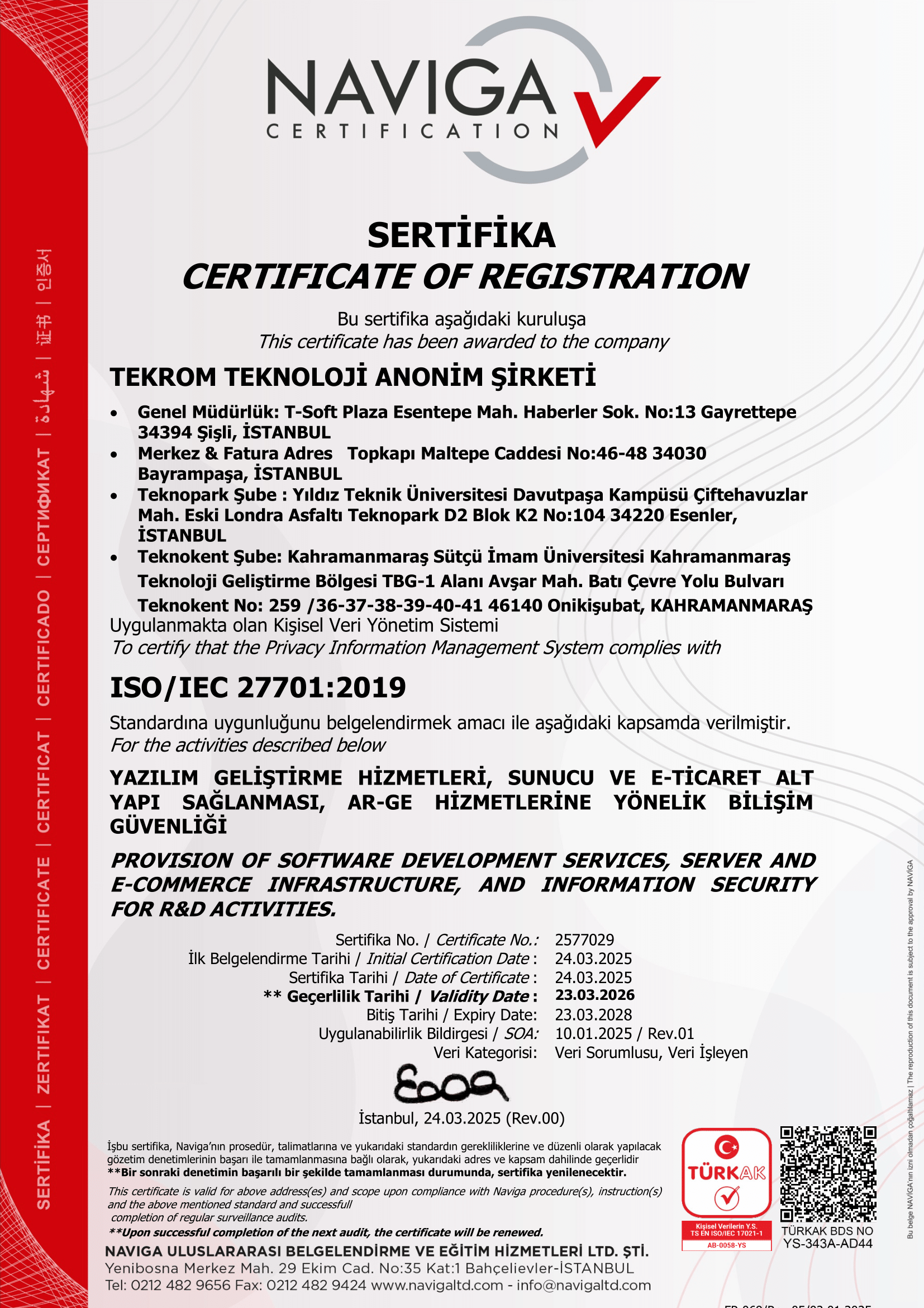 ISO 27701:2019