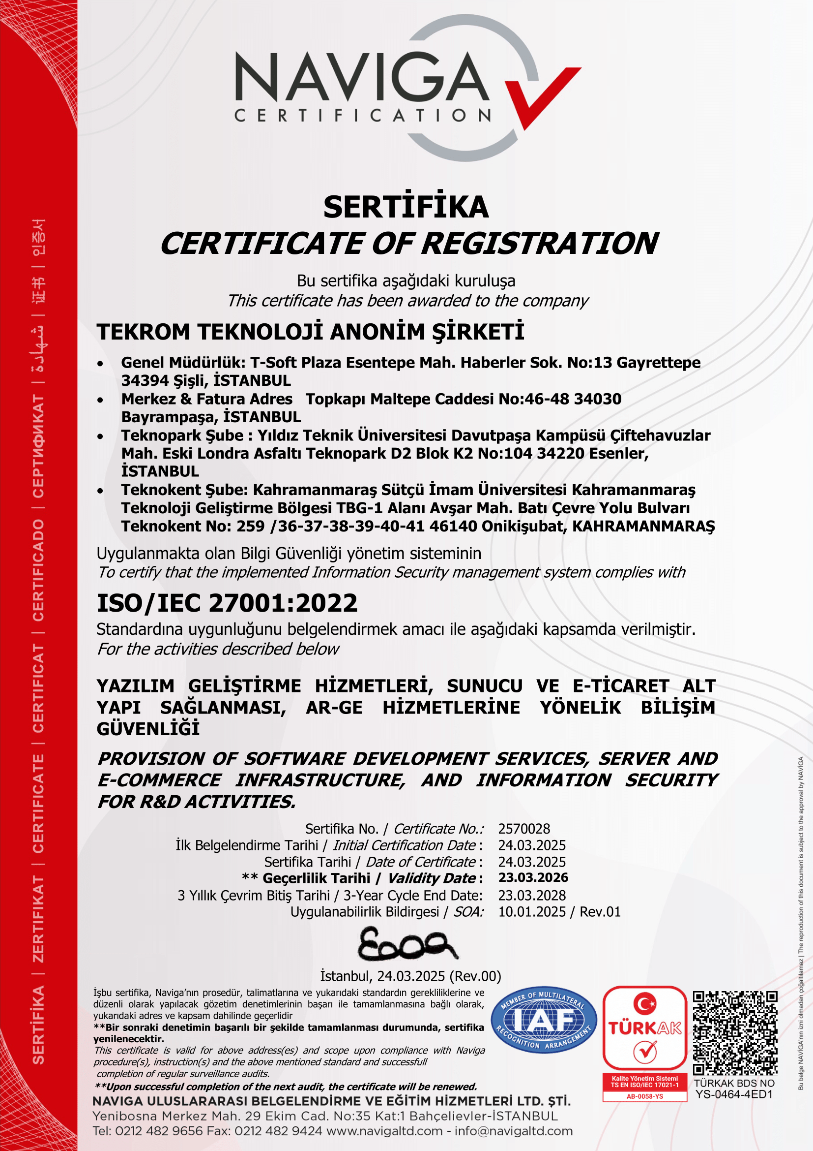 ISO/IEC 27001:2022